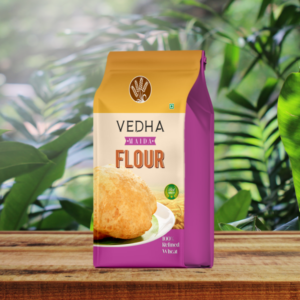 Flour/Atta/Rice (Quad Seal Pouches)